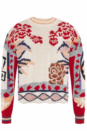 Woven sweater with a patch, zdjęcie 1 Woven sweater with a patch od Etro